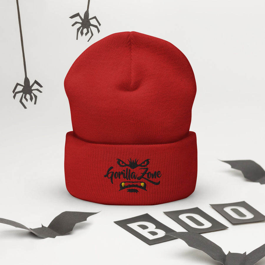 Men's Gorilla Zone Cuffed Beanie